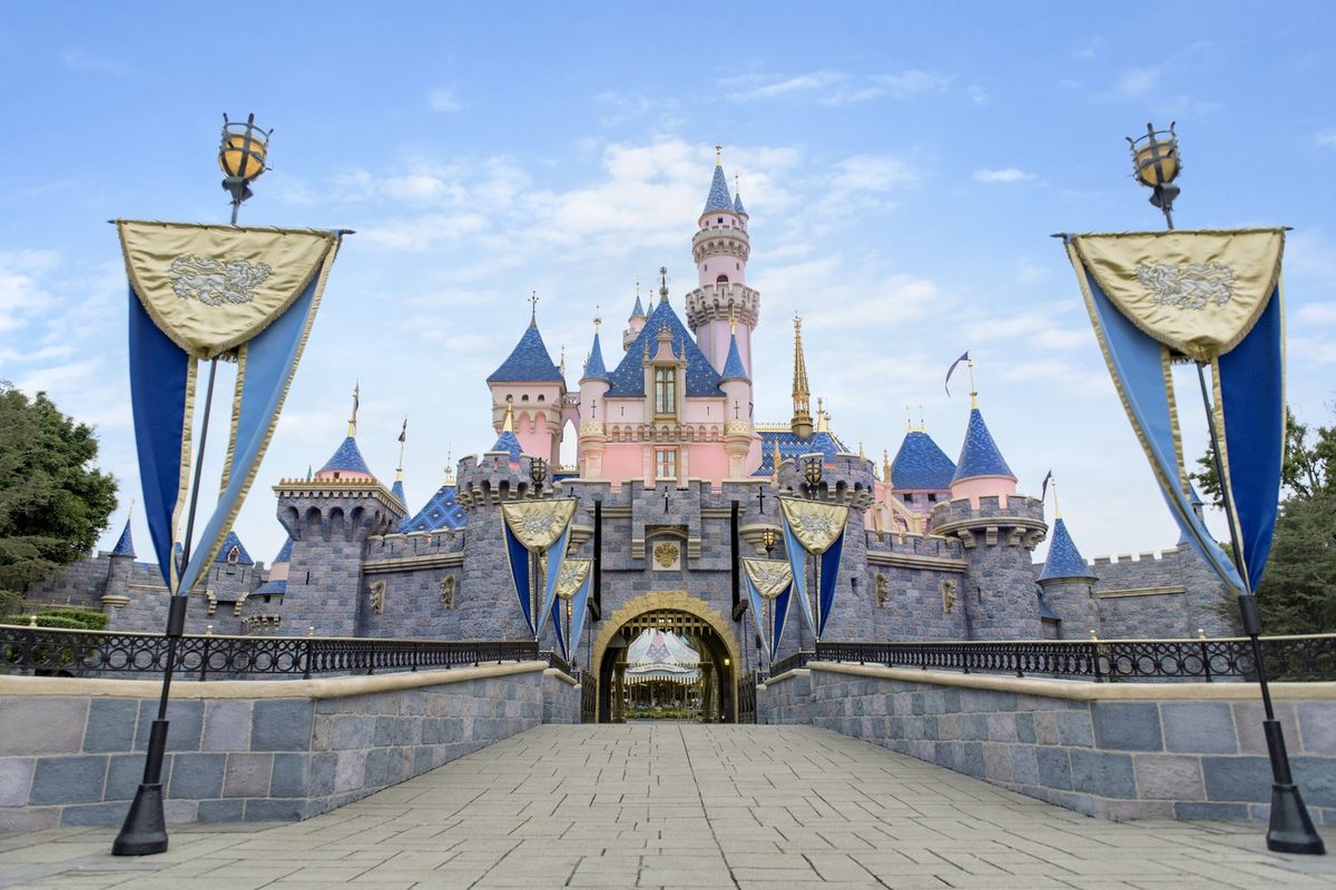 Sleeping Beauty Castle at Disneyland Resort in California