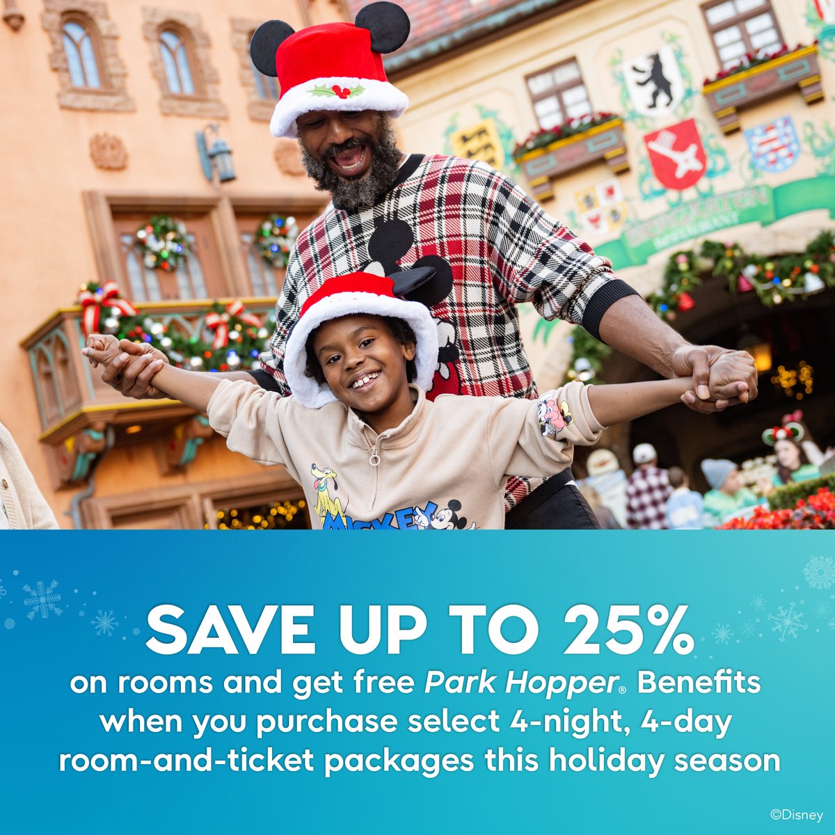 Walt Disney World 2026 holiday package offer